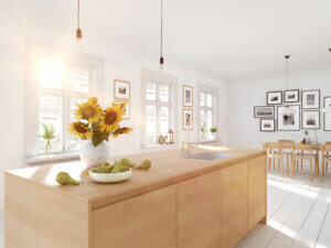 Blanco y madera: la combinación deco que funciona