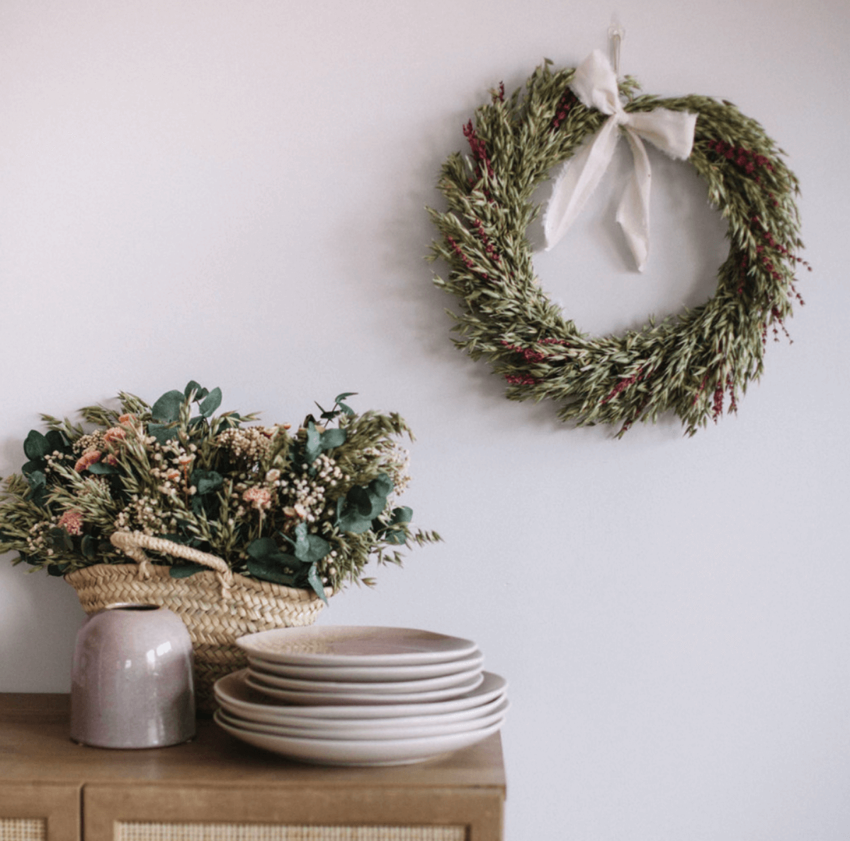 Gedroogde bloemen in je interieur
