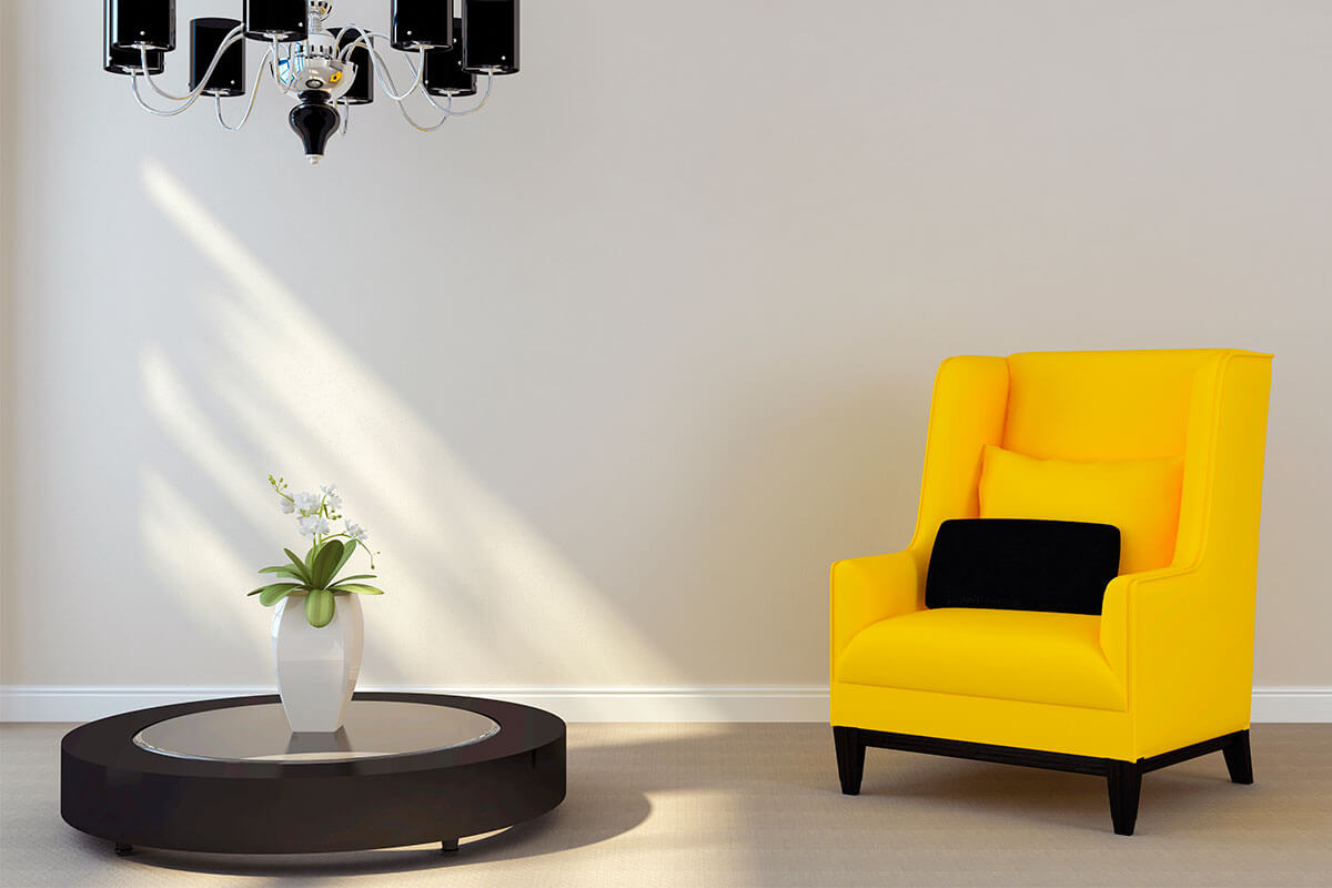 Las mesas auxiliares bajas son una buena opción para la sala.