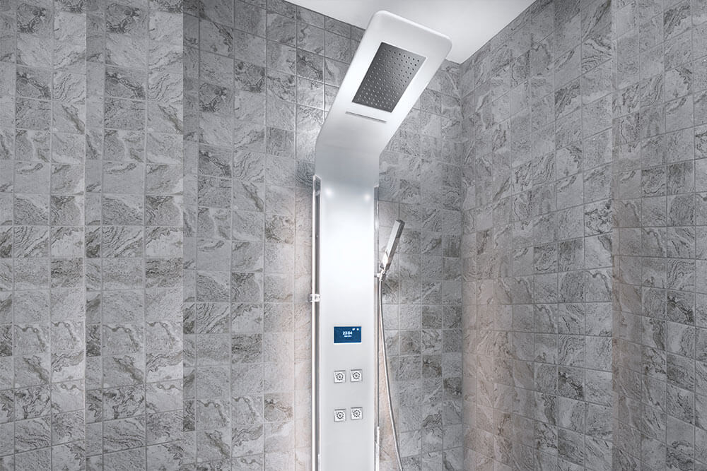 Digital shower head.