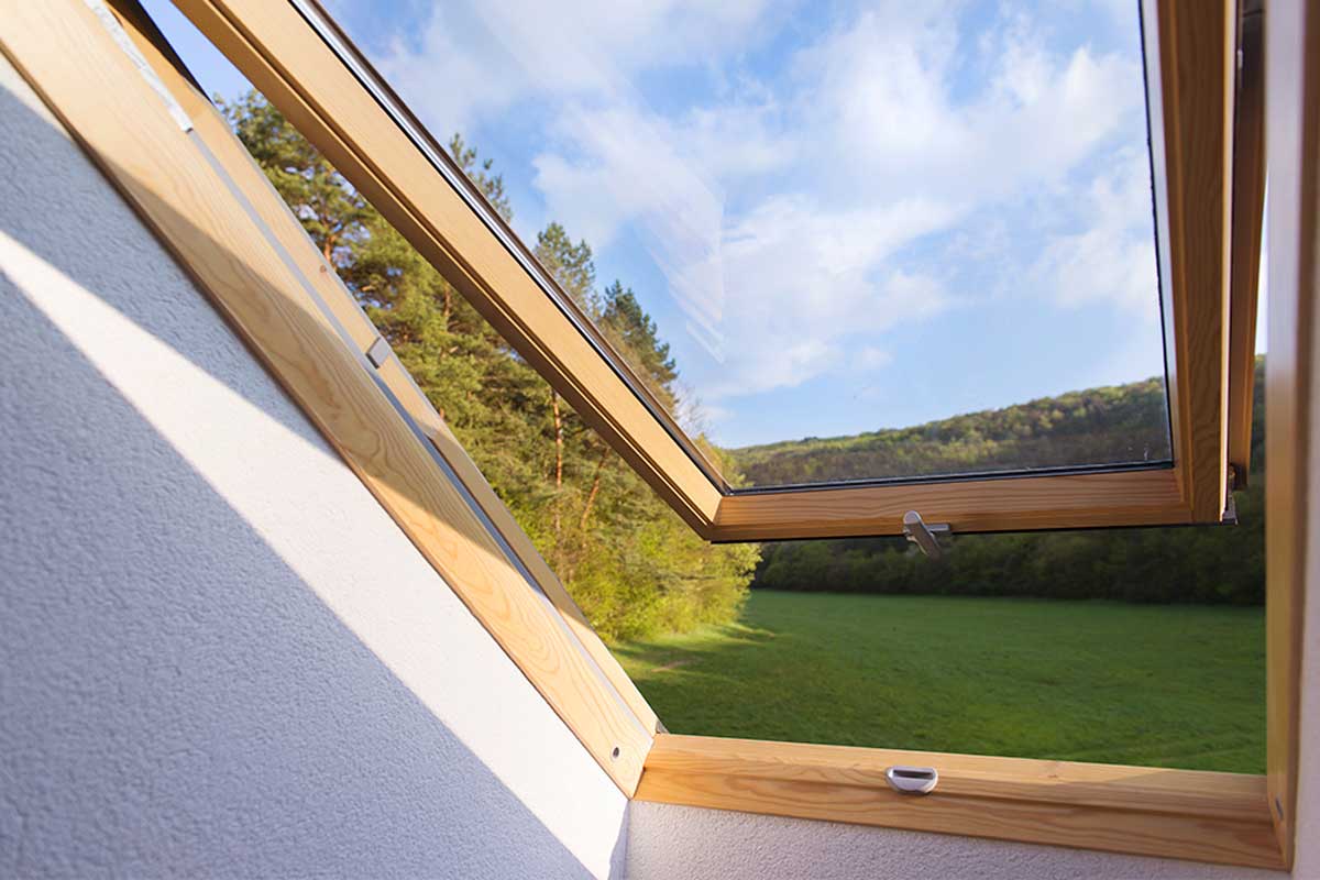 Enjoy the view that a skylight can give you.