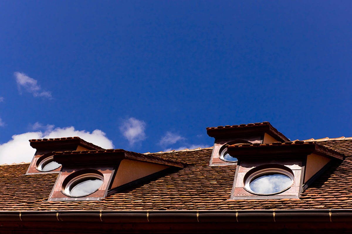 There are round, square and polygonal types of skylights.