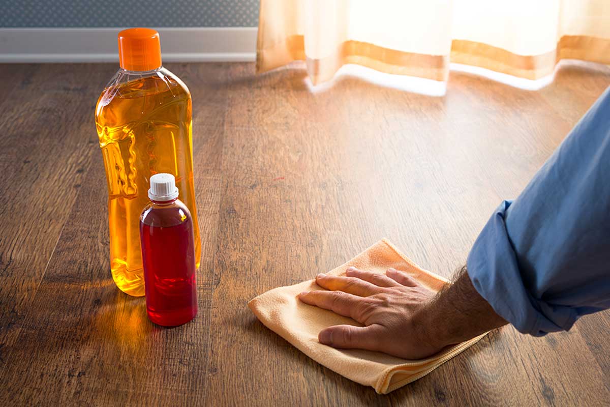 Renew the waxing of the wood.