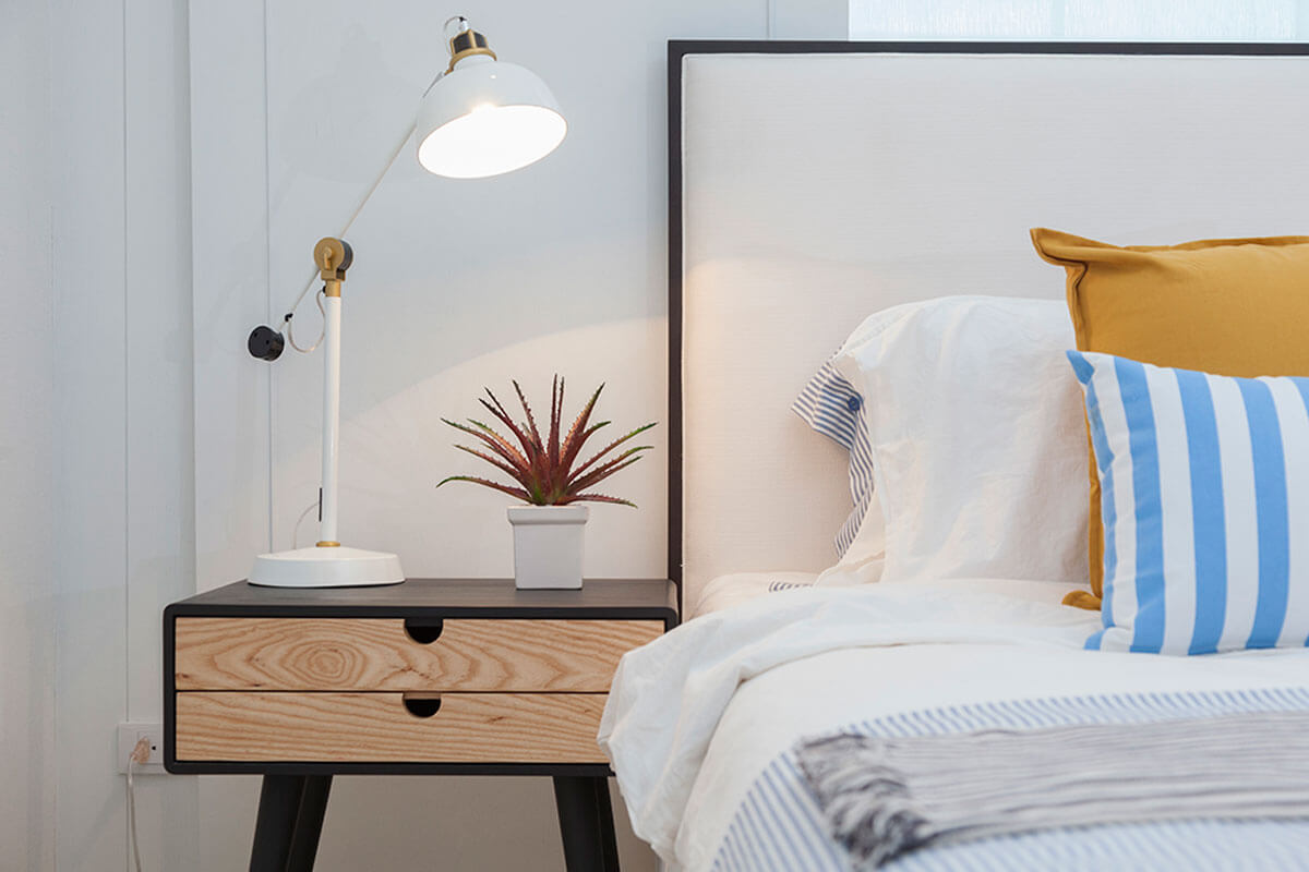 Set up some nice nightstands.