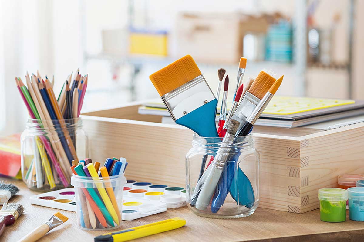 Set up a workshop at home.