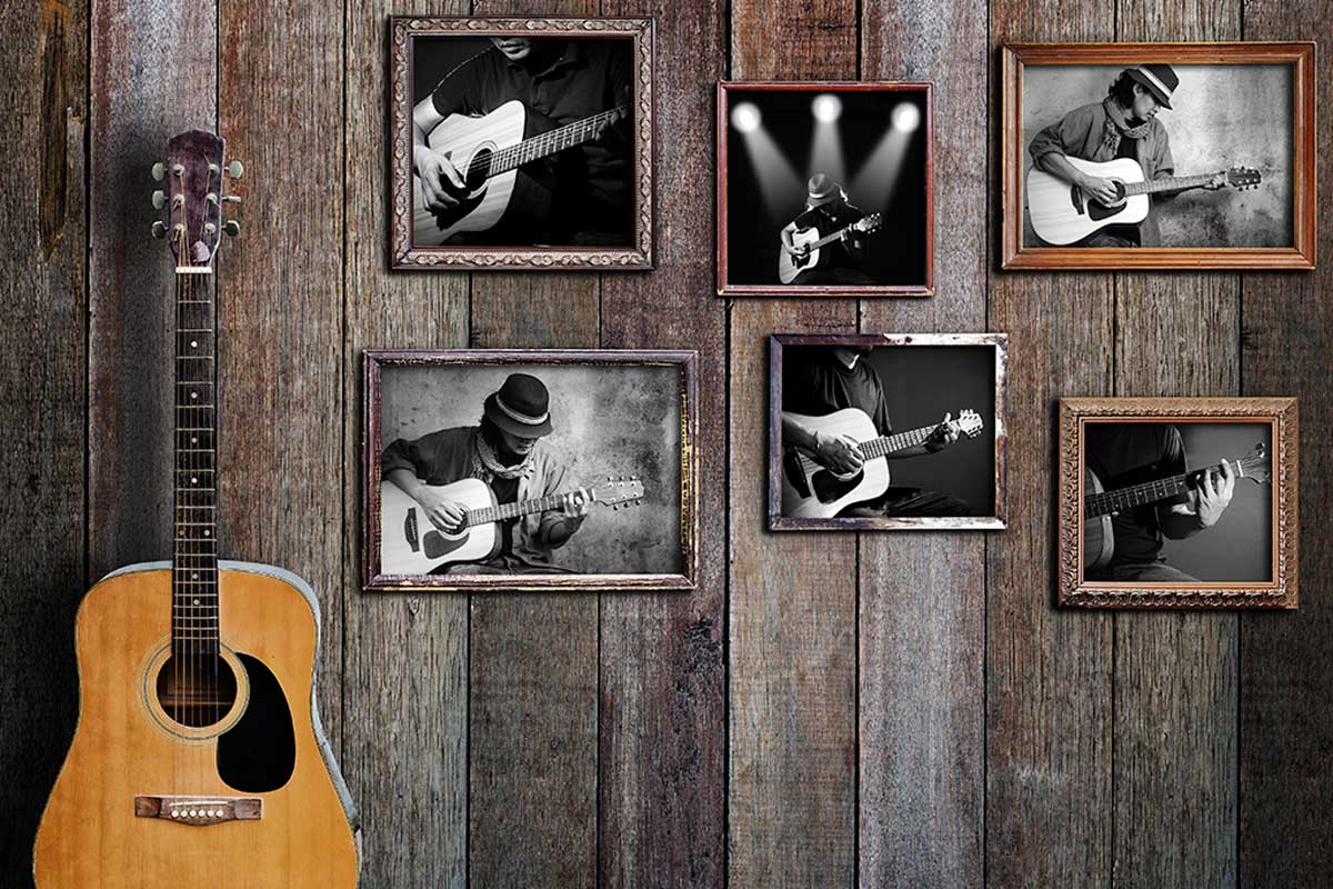 Usa elementi decorativi dal taglio musicale.