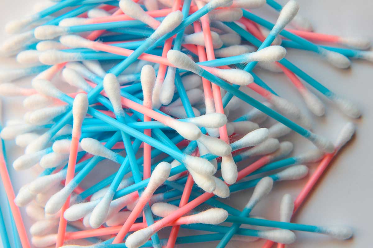 Don't flush cotton stuff down the toilet.