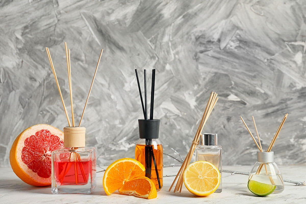 Difusores de aroma con láminas.