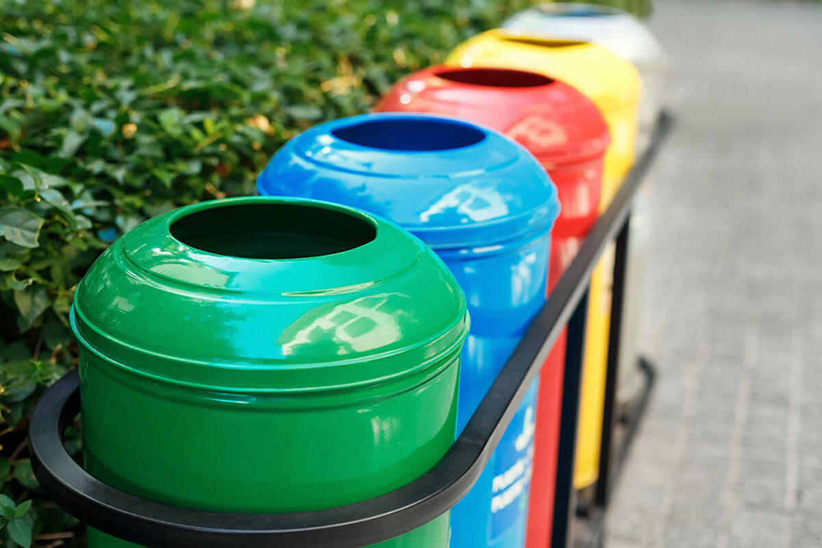 Recognize the containers.