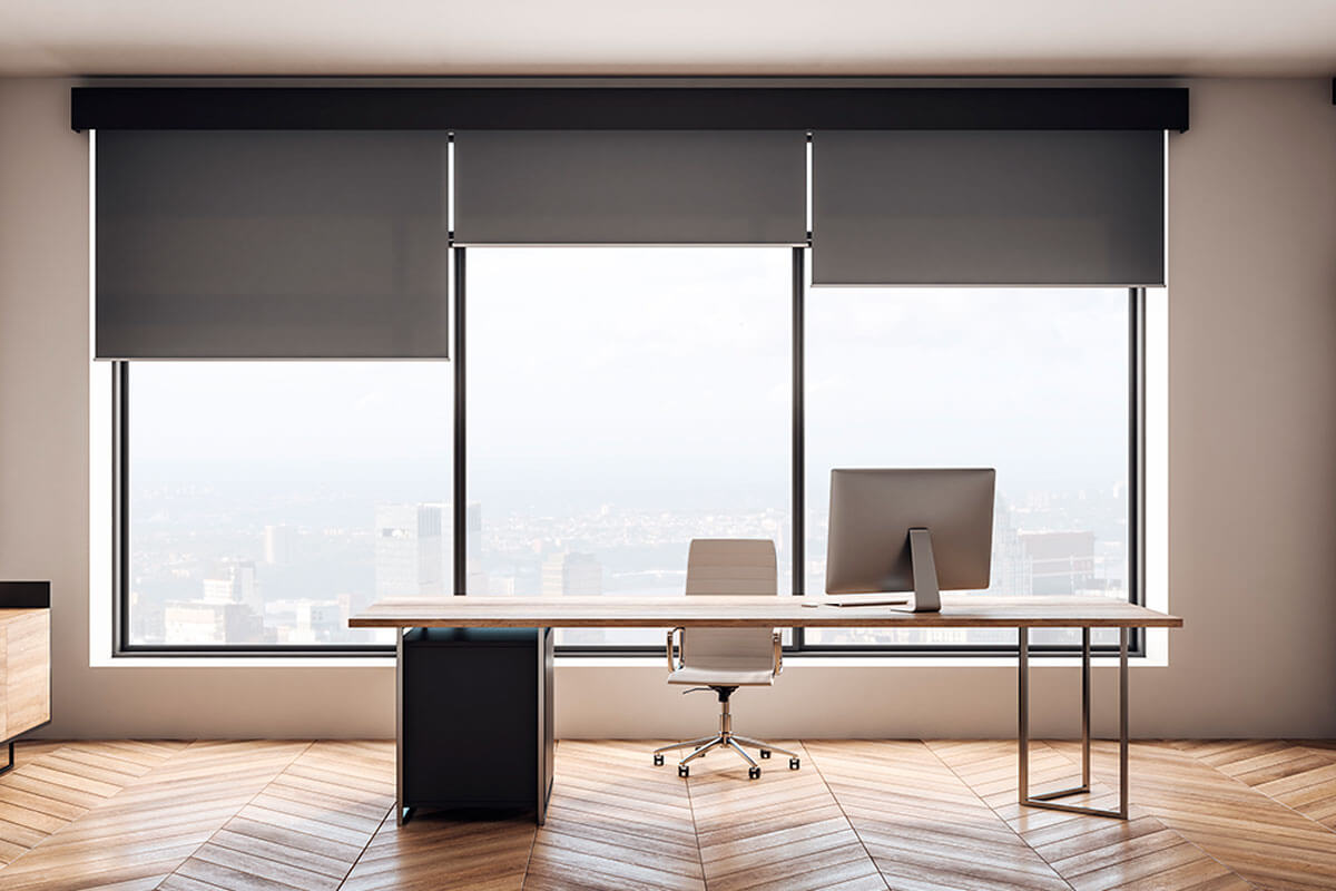 Blinds are ideal for covering windows.