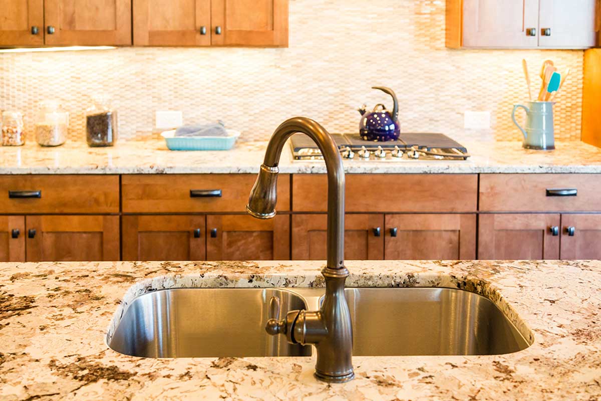 Take care of the countertop coating.