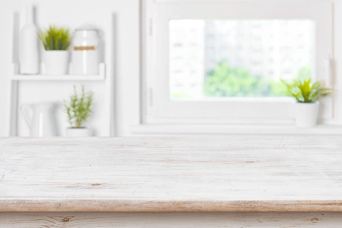 Take advantage of natural light to refresh the kitchen.