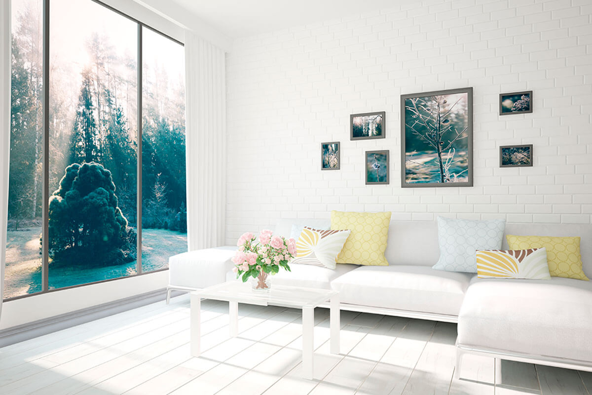 It allows the passage of natural light.