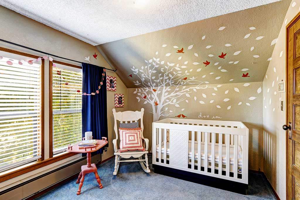 Cómo decorar las paredes de los dormitorios infantiles