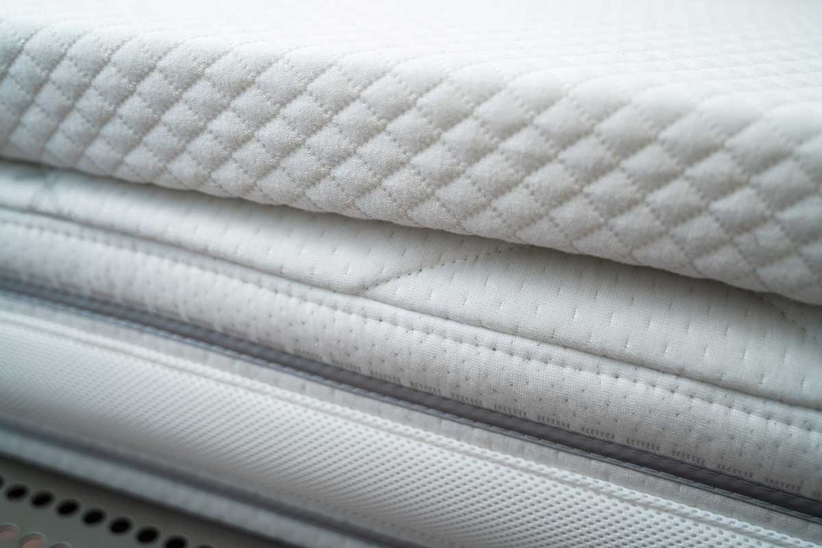 Materasso in memory foam.