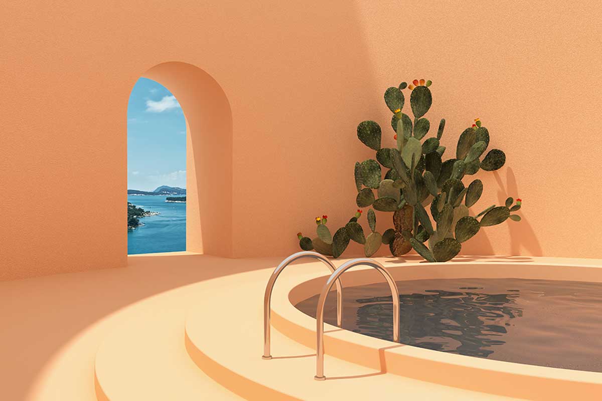 have a mini-size pool at home.