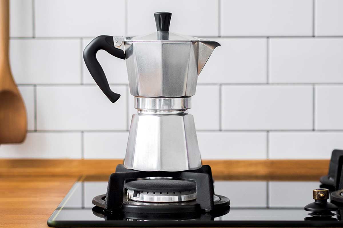 Het Italiaanse koffiezetapparaat voor koffieliefhebbers