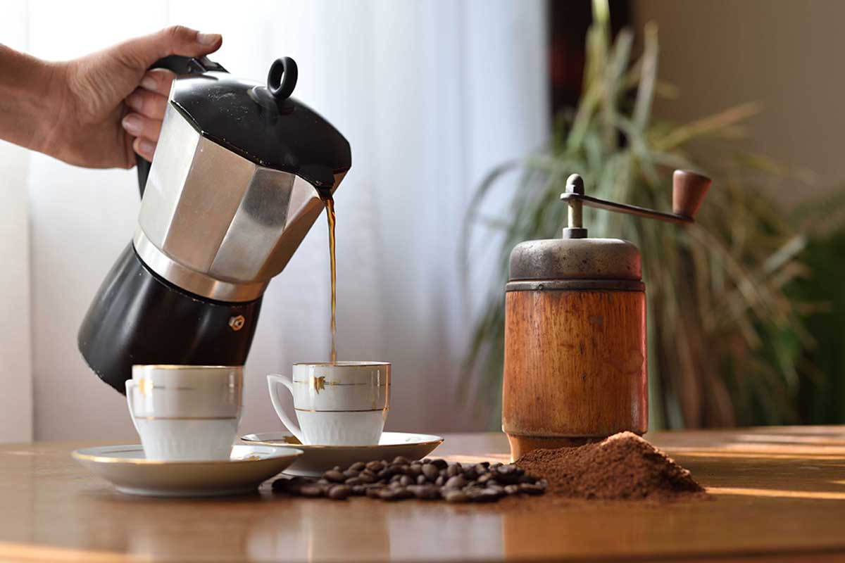 Collectie koffiezetapparaten