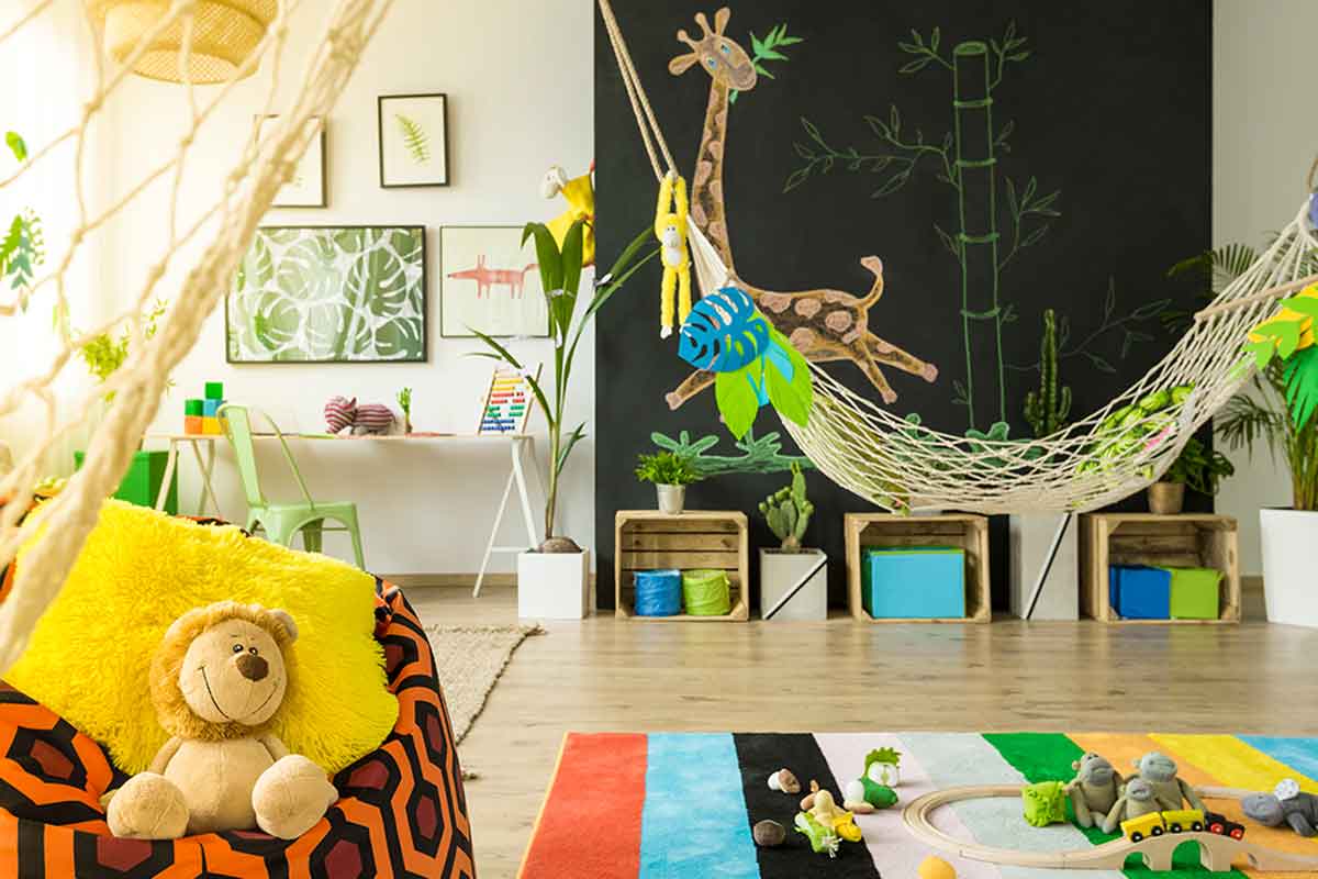 een jungle kamer