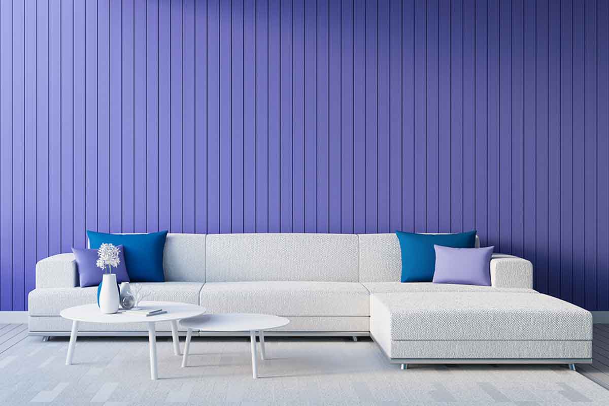 De Very Peri gaat heel goed samen met wit