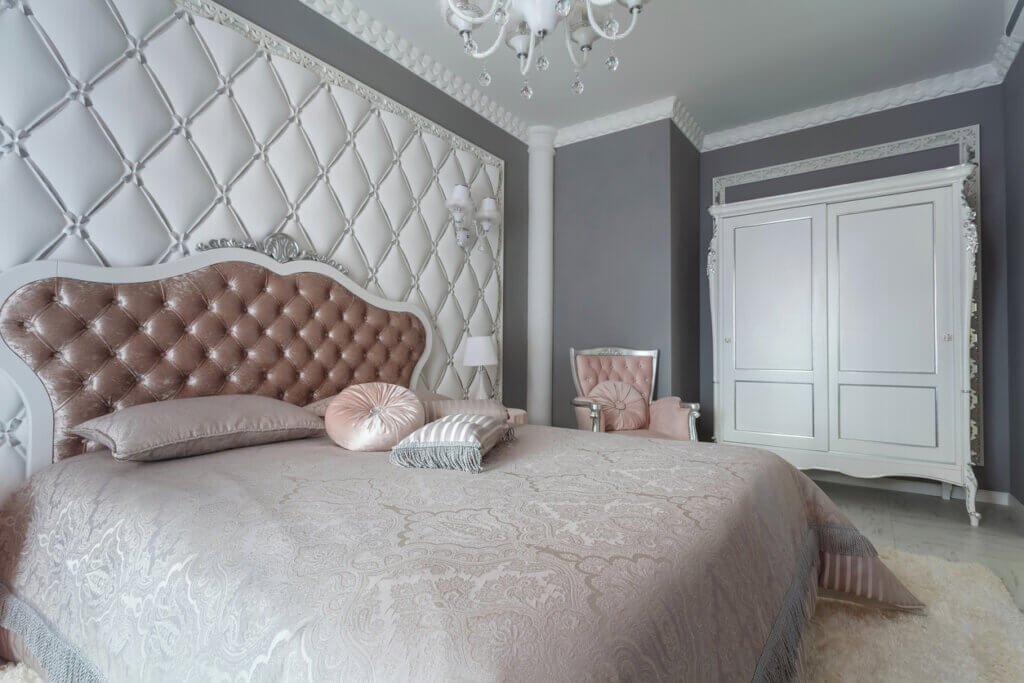 Full wall tufted headboards
