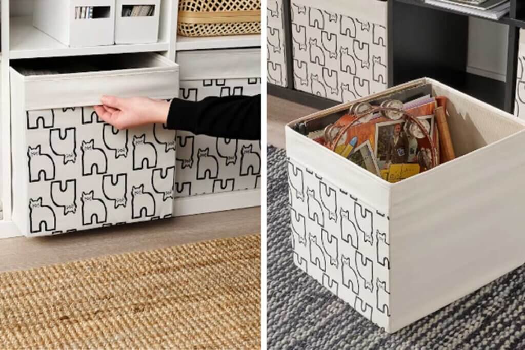 De Dröna box heeft acht verschillende motieven, waaronder een van kittens.