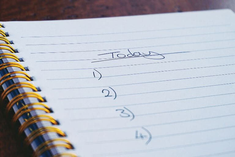 The first of the tips for dividing household chores is to make a list of activities.