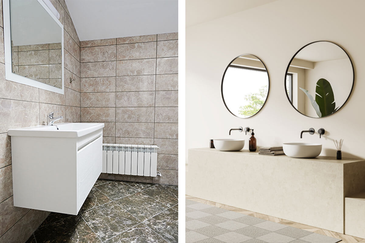 ¿Baño aburrido? Dile adiós con estos trucos